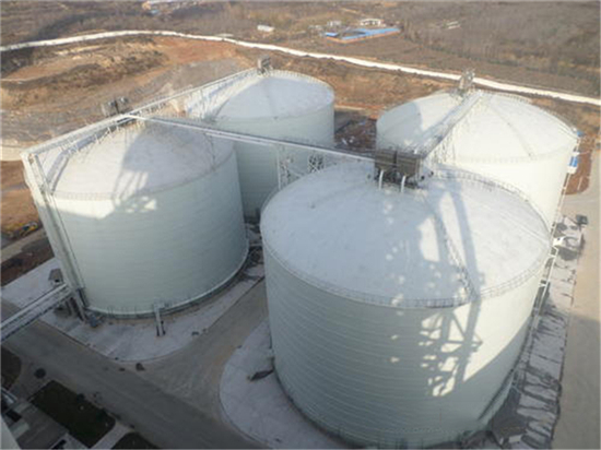贺州5000吨立式粉煤灰储存罐